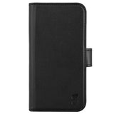 iPhone 13 Pro GEAR 2-in-1 Leather Wallet Case & Magnet - Black