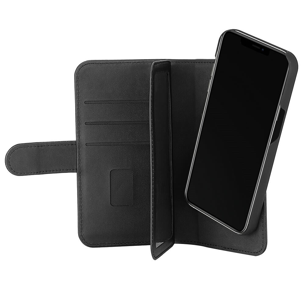 iPhone 13 Gear Wallet 2in1 Case w. 7 Card Pockets and Magnet - Black