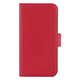 iPhone 13 Mini Gear Wallet - Leather Wallet Case - Red