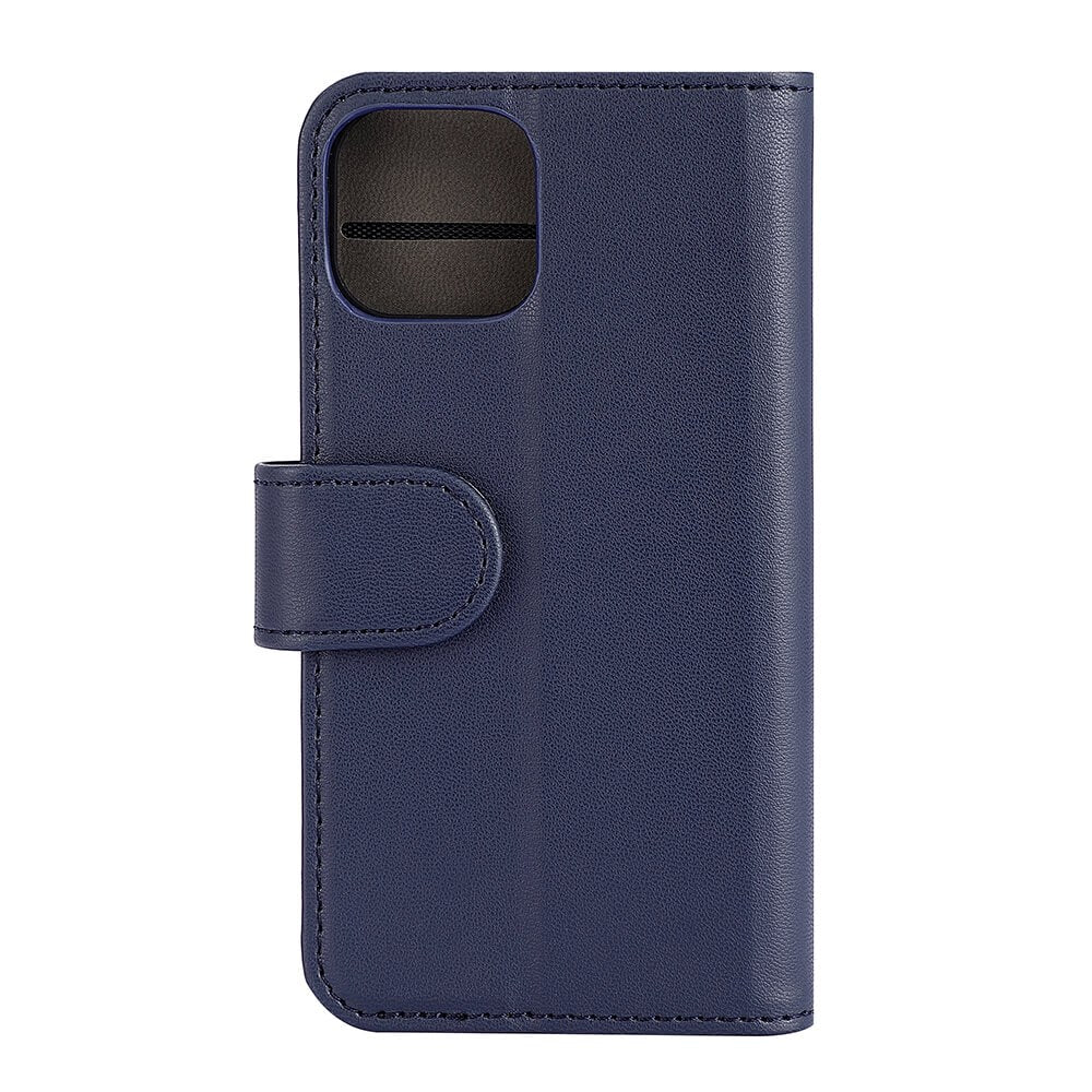 iPhone 13 Mini Gear Wallet - Leather Wallet Case - Blue