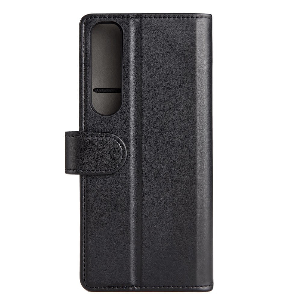 Sony Xperia 1 III GEAR Leather Wallet Case Black