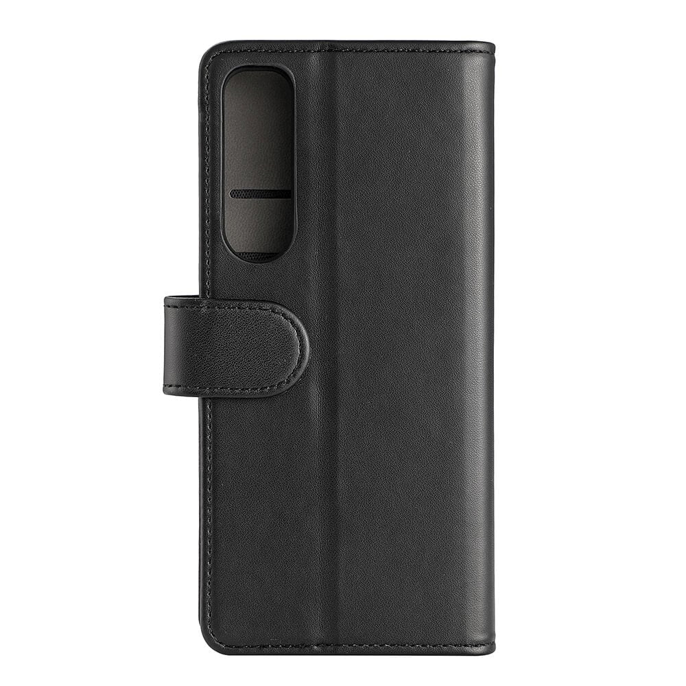 GEAR Sony Xperia 5 III Leather Wallet Case - Black