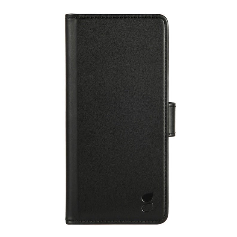 GEAR Motorola Moto E6i / E6s (2020) Wallet Leather Case Black