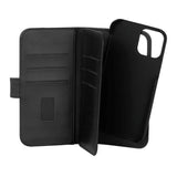 iPhone 12 / 12 Pro Gear Wallet 2in1 Magnet Case w. 7 Card Pockets - Black