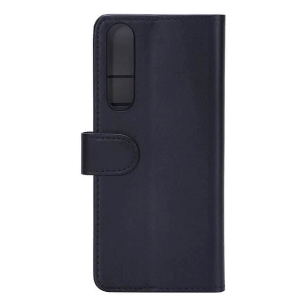 GEAR Wallet Motorola Edge Leather Case Black