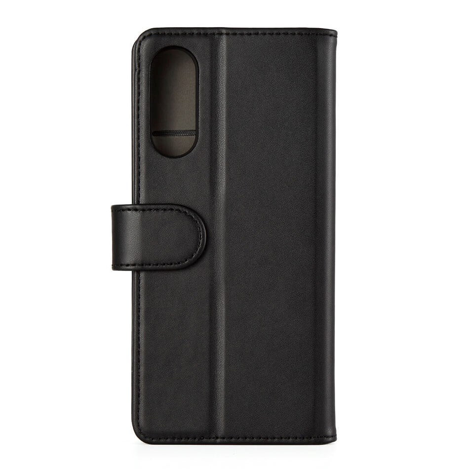 Sony Xperia 10 ll GEAR Leather Wallet Case Black