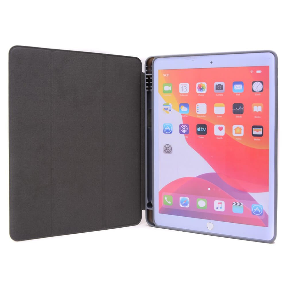 iPad 10.2" (2021 / 2020 / 2019) / Air (2019) / Pro 10.5" GEAR Leather Flip Case - Grey