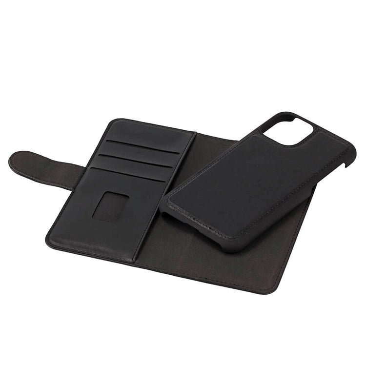 iPhone 11 Pro GEAR Leather Wallet Case & Magnet - Black