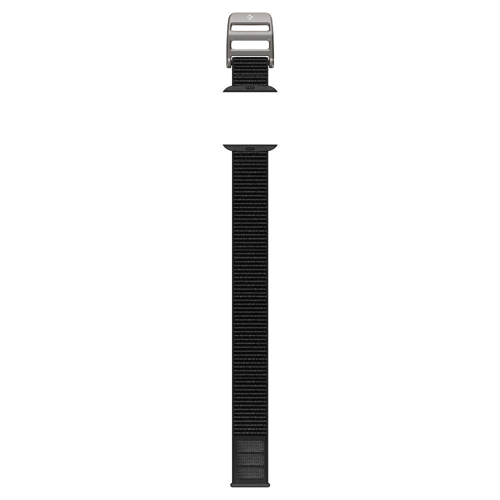 Spigen Durapro Flex Apple Watch (42/44/SE/45/46/49mm) Fabric Strap w. Zinc Buckle - Black