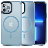 iPhone 13 Pro Tech-Protect Magmat Case - MagSafe Compatible - Matte Blue