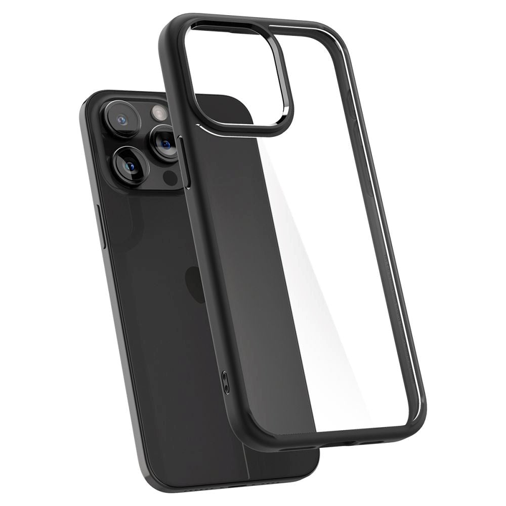 iPhone 15 Pro Max Spigen Ultra Hybrid Case - Transparent / Black