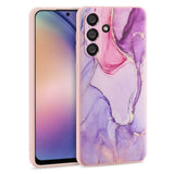 Samsung Galaxy A54 (5G) Tech-Protect Marble Case - Pink / Purple