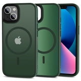 iPhone 13 Tech-Protect Magmat Case - MagSafe Compatible - Matte Green