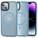 iPhone 14 Tech-Protect Magmat Case - MagSafe Compatible - Matte Blue