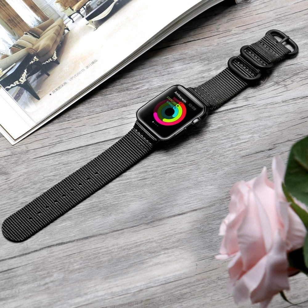 Apple Watch (42-45mm) Tech-Protect Scout Strap - Black