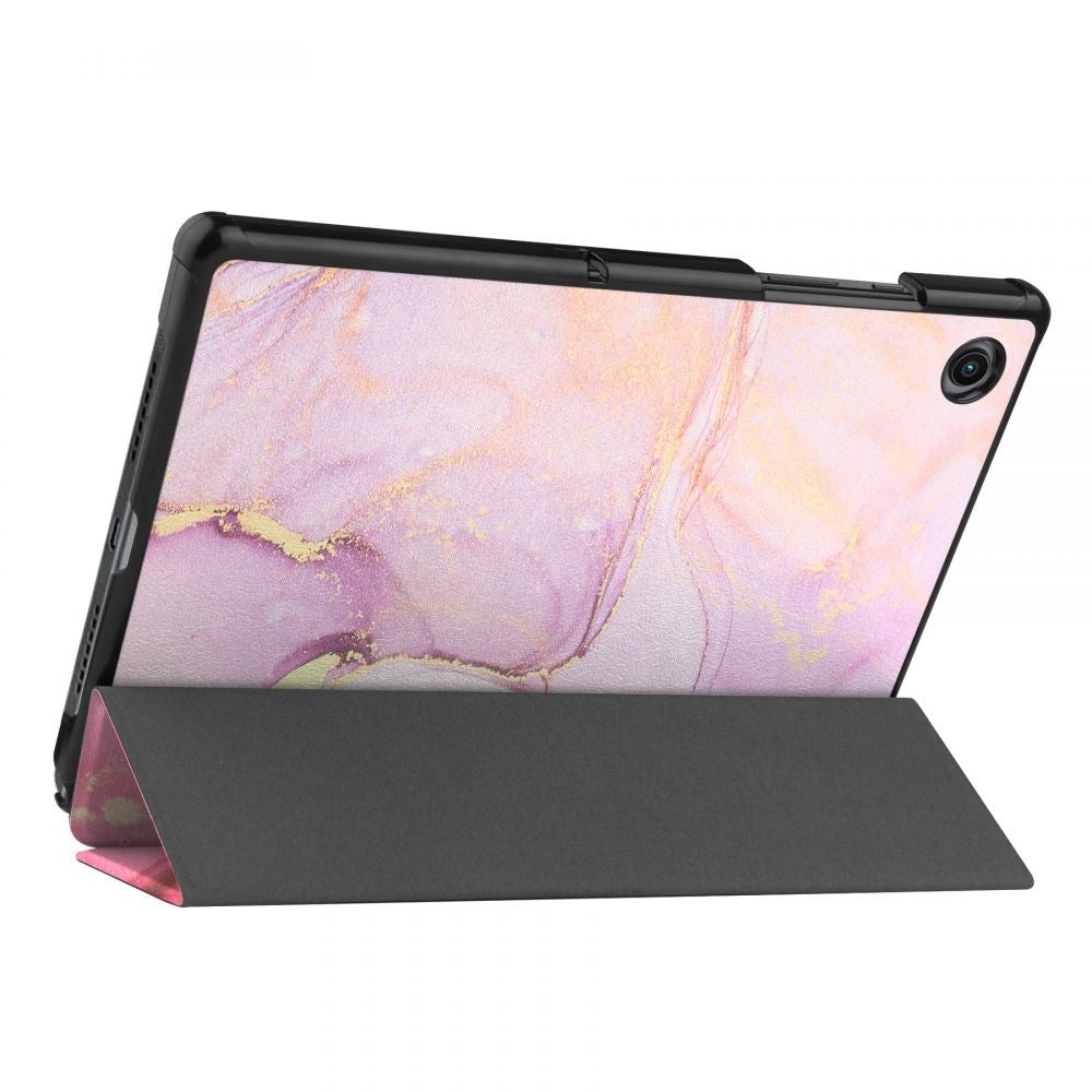 Samsung Galaxy Tab A8 10.5" (2021) Tech-Protect Smartcase Tri-fold Case - Pink Marble