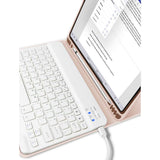 iPad 10.9" (2022) Tech-Protect Keyboard Case With Pencil Holder - English Layout - Pink