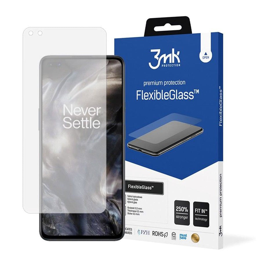 OnePlus North / North 2 (5G) 3mk FlexibleGlass Screen Protector - Transparent