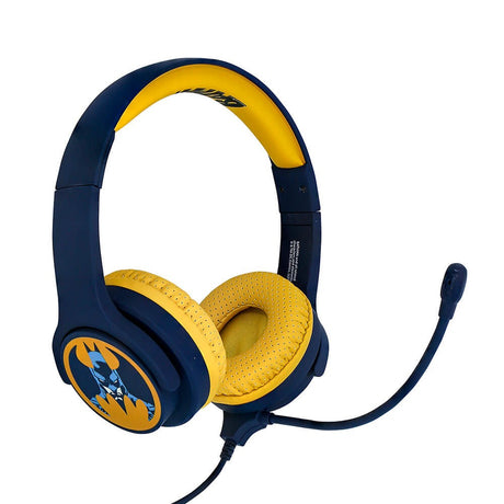 Kids Headset with Detachable Microphone - Max. 85dB / 94dB - Batman - Blue / Yellow