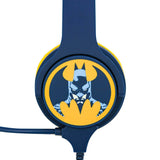 Kids Headset with Detachable Microphone - Max. 85dB / 94dB - Batman - Blue / Yellow