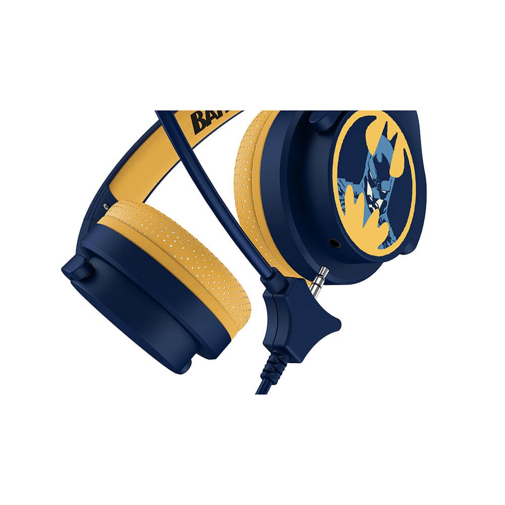 Kids Headset with Detachable Microphone - Max. 85dB / 94dB - Batman - Blue / Yellow