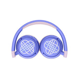 KPDH Wireless Children's Headset - On-Ear - Huntrix Symbol / Purple