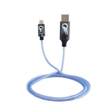 Batman Light Up USB-A to Lightning Cable 1.2 Meter - Black / Blue