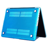 MacBook Air 13 (2020) - Hard Case -  Blue / Transparent