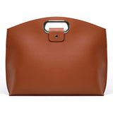 Faux Leather MacBook / Laptop 13-14" Bag - 32 x 37.5 cm - Brown