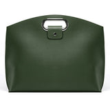 Faux Leather MacBook / Laptop 13-14" Bag - 32 x 37.5 cm - Green