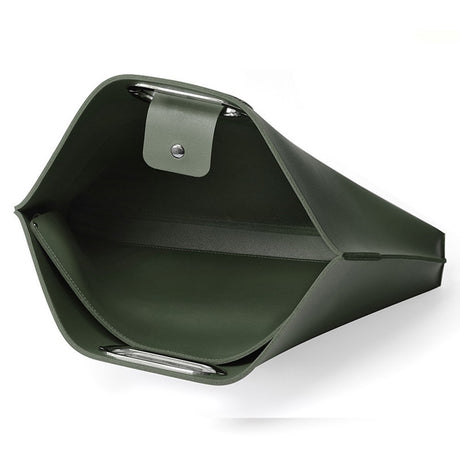 Faux Leather MacBook / Laptop 13-14" Bag - 32 x 37.5 cm - Green