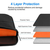 Haweel Laptop PC Sleeve w. Handle 14" (34.5 x 25 cm) - Black