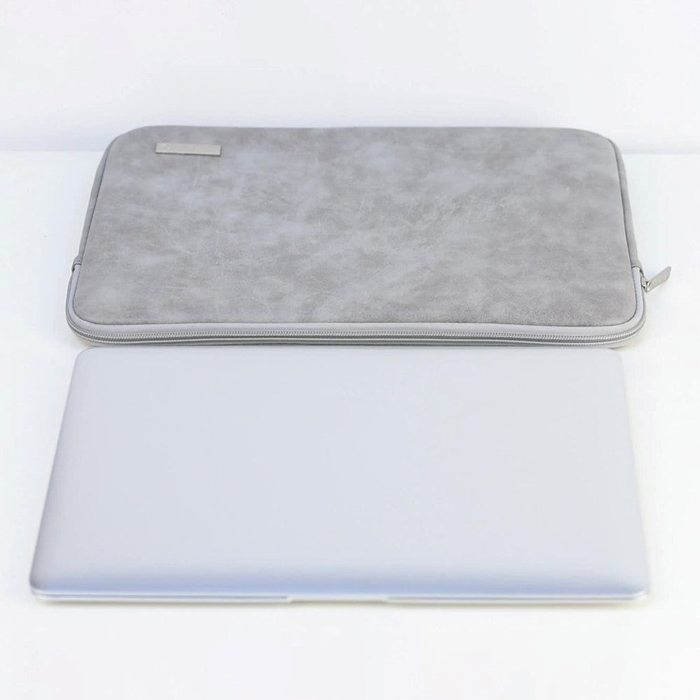 Canvas Artisan Leather Sleeve 13" (35.5 x 25 cm) - Grey