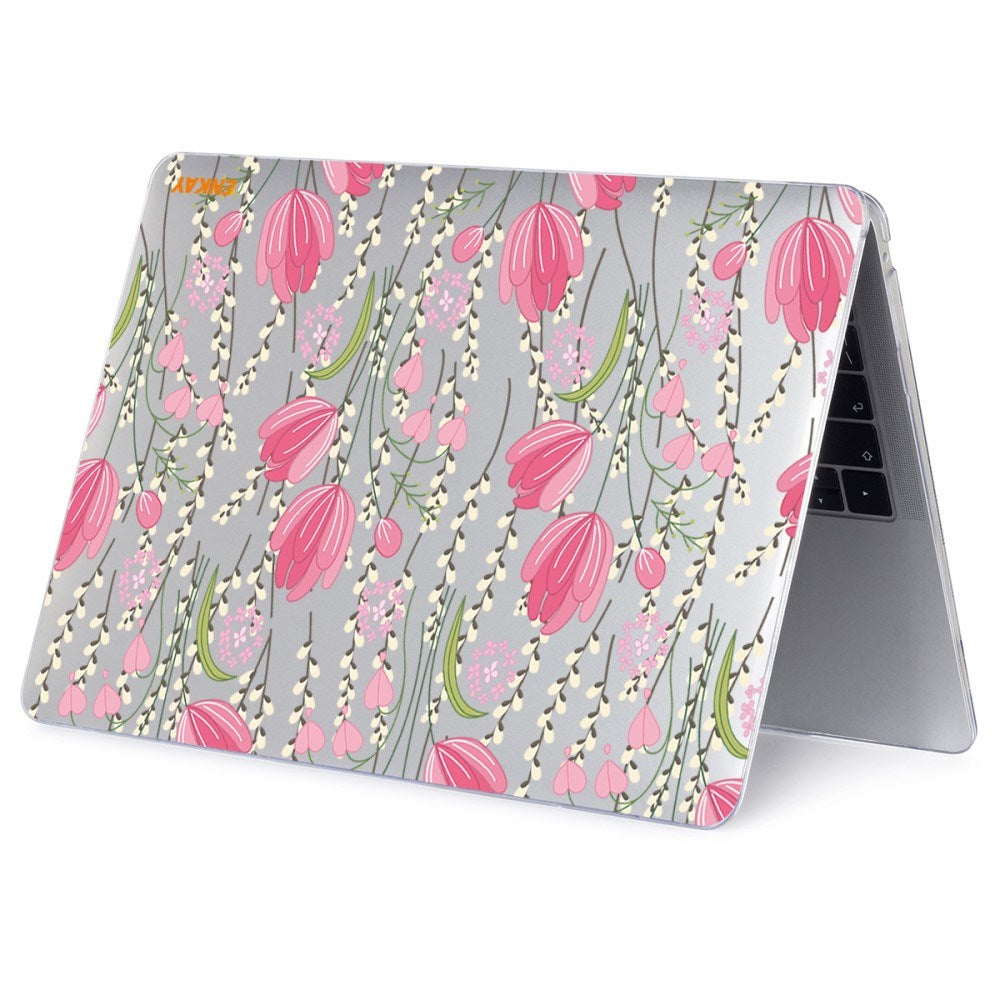 Macbook Air 13 M1 (2020) / Air 13 (2018-2020) ENKAY Hard Plastic Cover w. Motif - Tulips