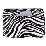 CanvasArtisan Sleeve For Laptop / Macbook 13" - (35.5 x 25 x 2.4 cm) - Zebra