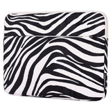 CanvasArtisan Sleeve For Laptop / Macbook 13" - (35.5 x 25 x 2.4 cm) - Zebra