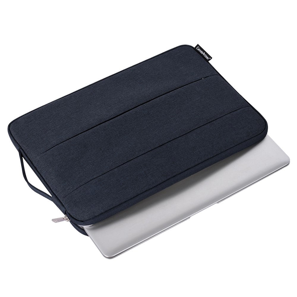 CanvasArtisan Sleeve with Handle for Laptop / Macbook 15" - (39 x 28 x 2 cm) - Navy Blue