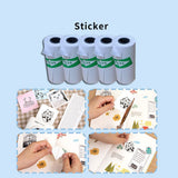 Self-Adhesive Thermal Photo Paper - 57 x 25 mm - 5 pcs - White
