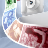 Thermal Photo Paper for Kids Camera - 57 x 25 mm - 4 pcs - Red / Orange / Blue / Green
