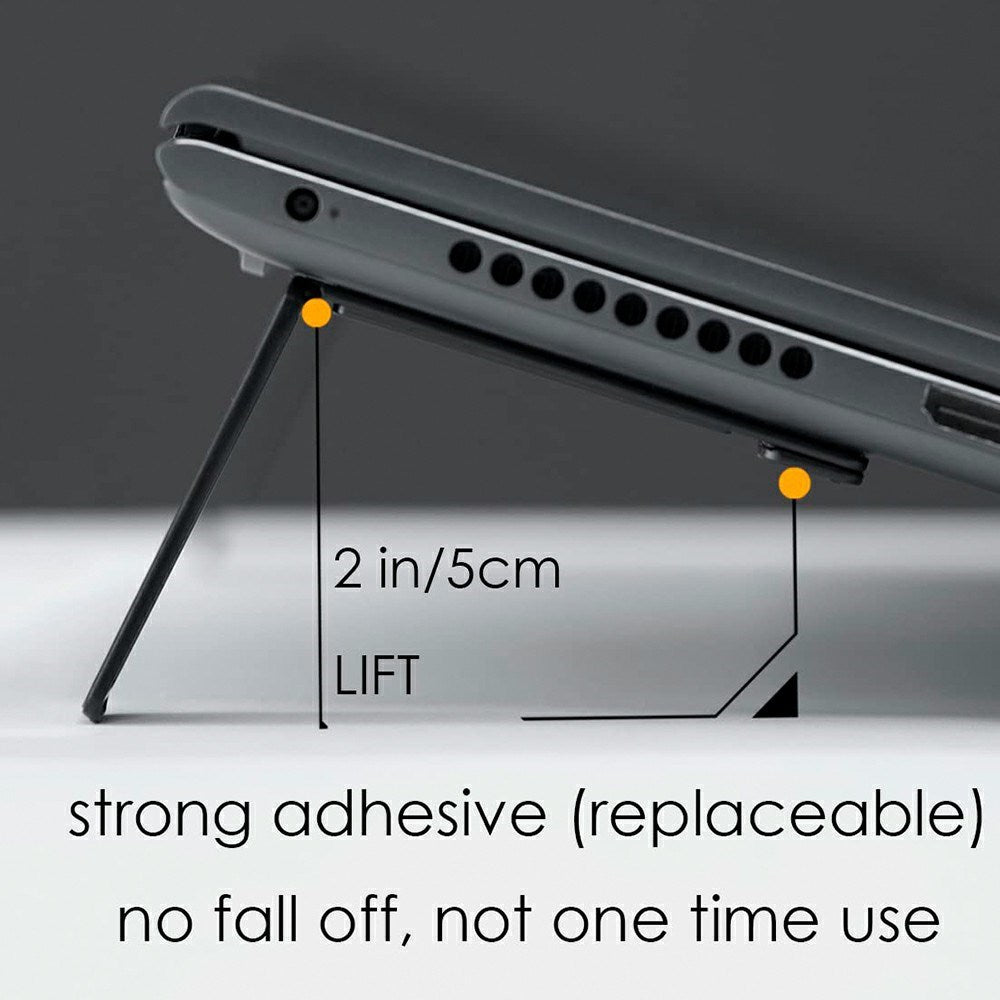 AULUMU Laptop Stand - 2 pcs - Black