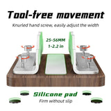 Adjustable Wooden PC Stand for Mac Mini M4 / M3 / M2 / M1