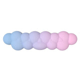 Keyboard Wrist Rest with Cloud Design - Blue / Pink