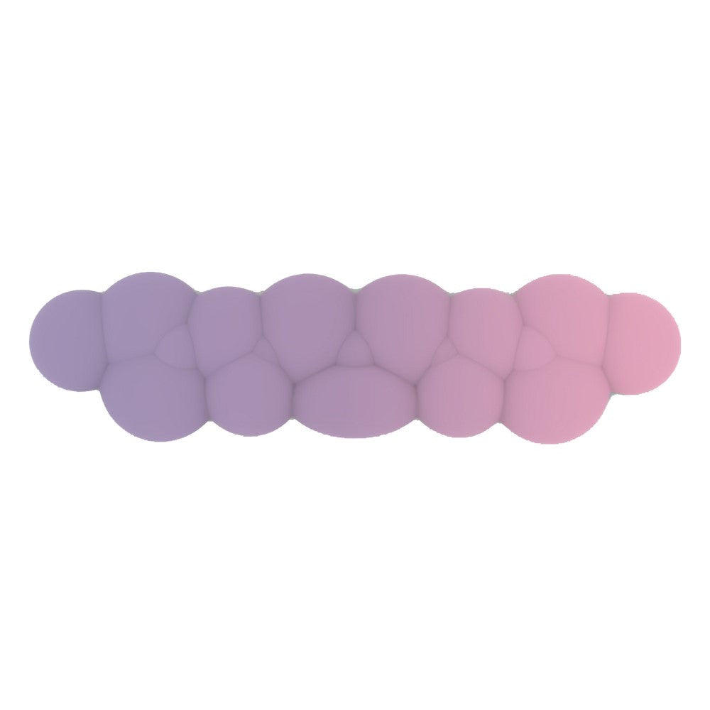 Keyboard Wrist Rest with Cloud Design - Purple / Pink