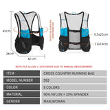 Running Vest with Practical Pockets - Size L - Dark Grey