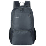 Water Resistant Nylon Backpack (47 x 31cm) - Grey