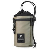 Polyester Bicycle Handlebar Bag w. Strap - Olive Green