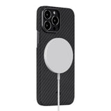 PITAKA iPhone 13 Pro MagEZ Case - MagSafe Compatible - Black / Grey Twill