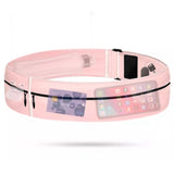 Universal Sports Running Belt with Storage for Cell Phone and Accessories - Pink