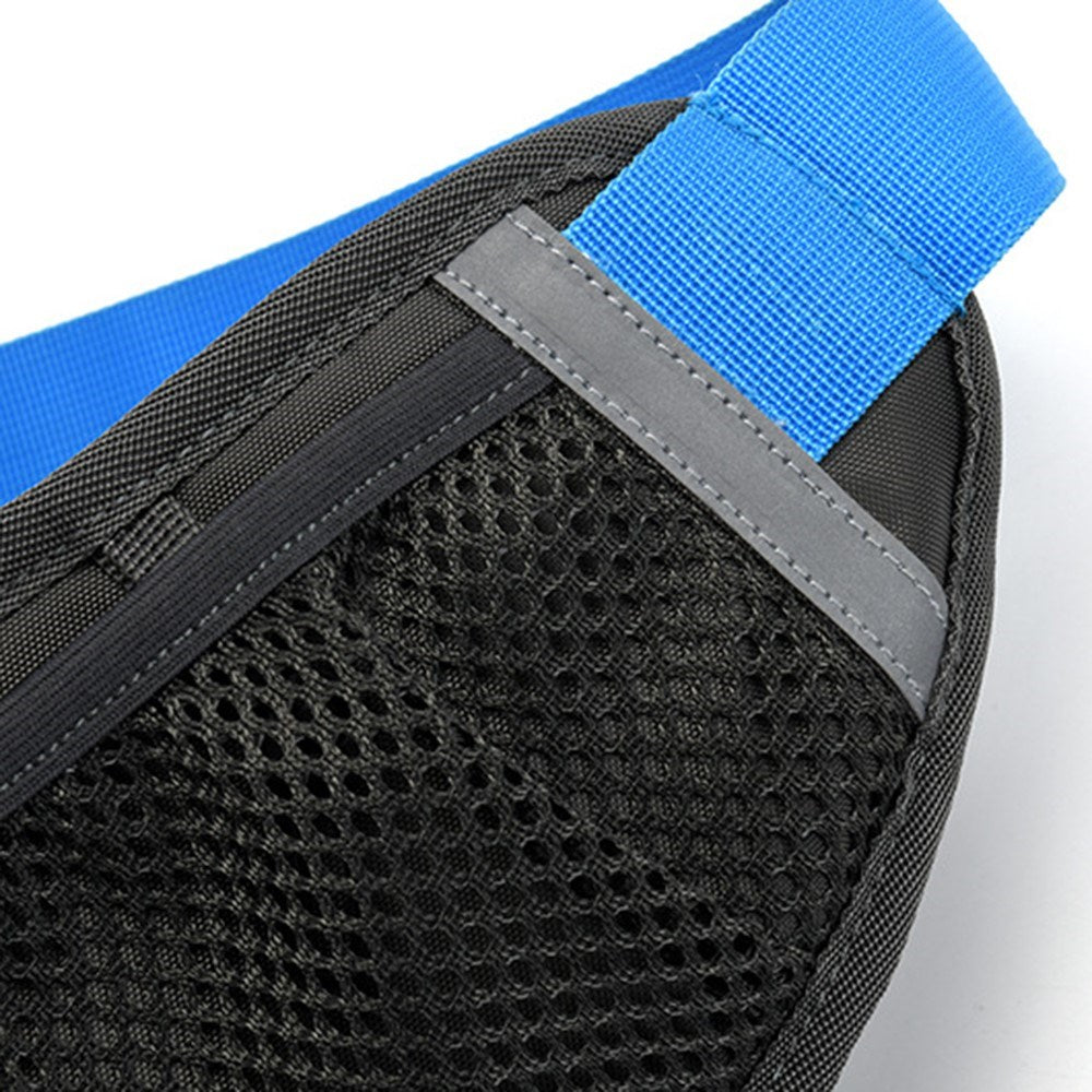 Waterproof Running Belt with Pocket for Water Bottle - Red