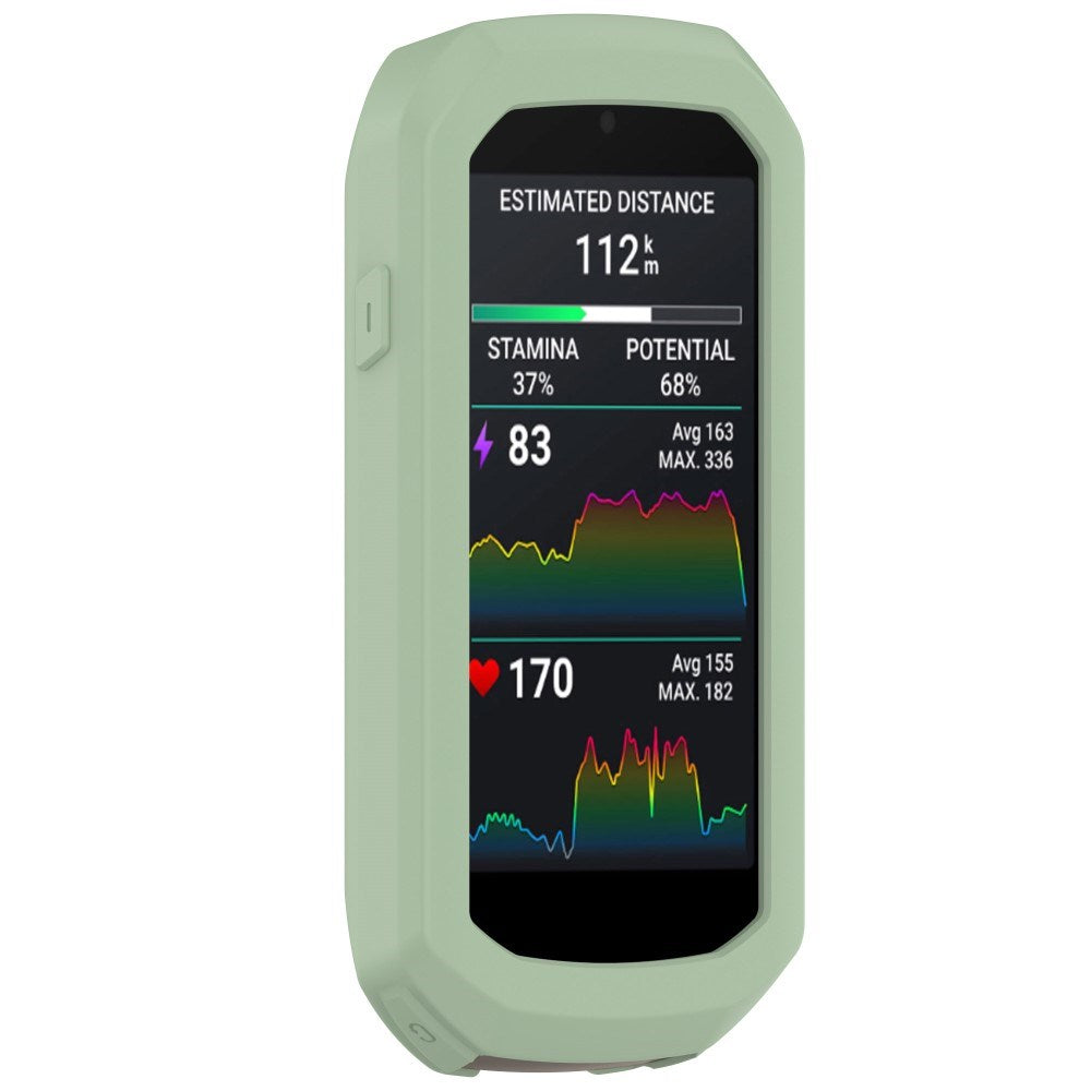 EIDERWOOD Garmin Edge 1050 Silicone Bike Computer Case - Light Green